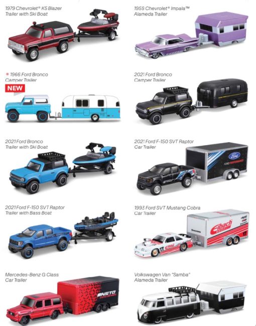 Maisto 1/64 DES Tow & Go Assortment. Sold Individually
