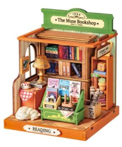 Rolife The Muse Bookshop DIY Miniature House Kit