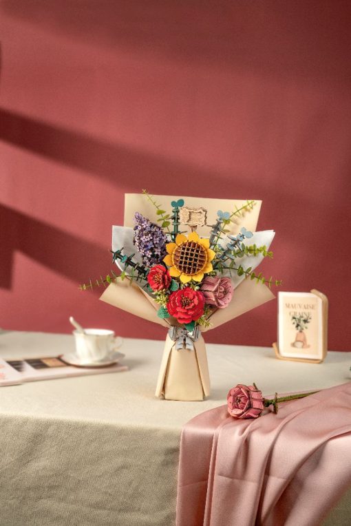 Rowood Wooden Flower Bouquet - Image 3