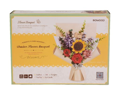 Rowood Wooden Flower Bouquet - Image 4