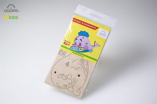 UGears Whale 3D-puzzle Coloring Model - 8 pieces - Image 4