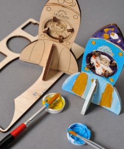 UGears Rocket 3D-puzzle Coloring Model - 8 pieces