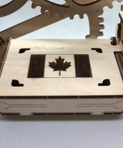 UGears Mechanical Box - Canadian Flag Edition - 61 pieces