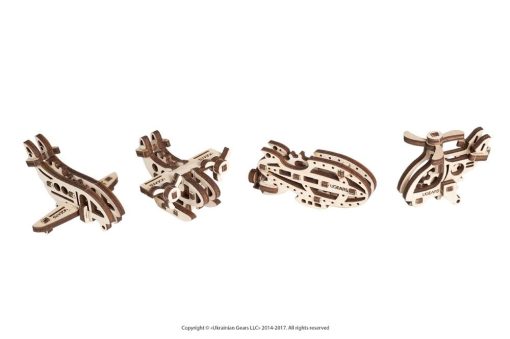 Ugears U-Fidget Aircrafts (4 Models) - 62 Pieces - Image 2