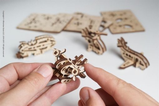Ugears U-Fidget Aircrafts (4 Models) - 62 Pieces - Image 3