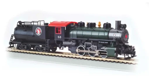 USRA 0-6-0 with Vanderbilt Tender - Standard DC with Smoke -- Great Northern #53 (green, black, graphite, Tuscan)