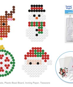 Seasonal Wonders: DIY Iron-on Fused Bead Kit Asst