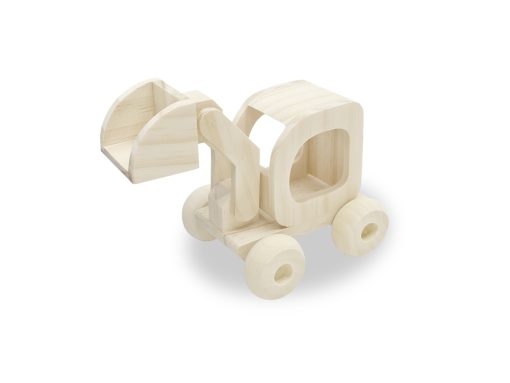 Wood Craft - DIY Solid Wood Vehicle w/Moving Wheels - Image 5