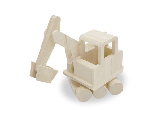 Wood Craft - DIY Solid Wood Vehicle w/Moving Wheels - Image 3