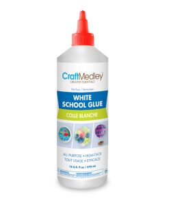 Glue - 500g White All-Purpose School Glue Bottle w/App Lid