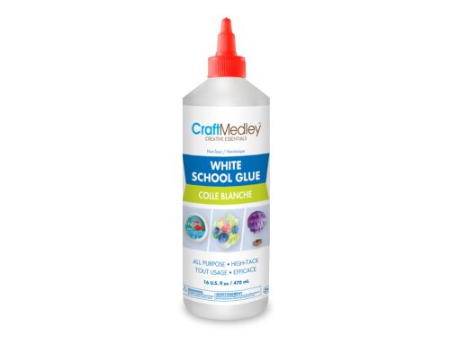 Glue - 500g White All-Purpose School Glue Bottle w/App Lid