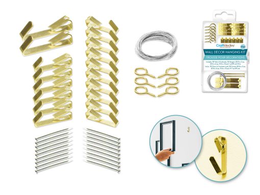 Decor Home: 43pc Picture/Wall Hanging Kit in Case