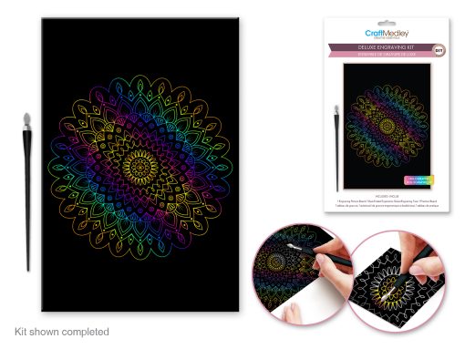 Craft Medley Kit: Deluxe Engraving Art DIY Kit - Image 3