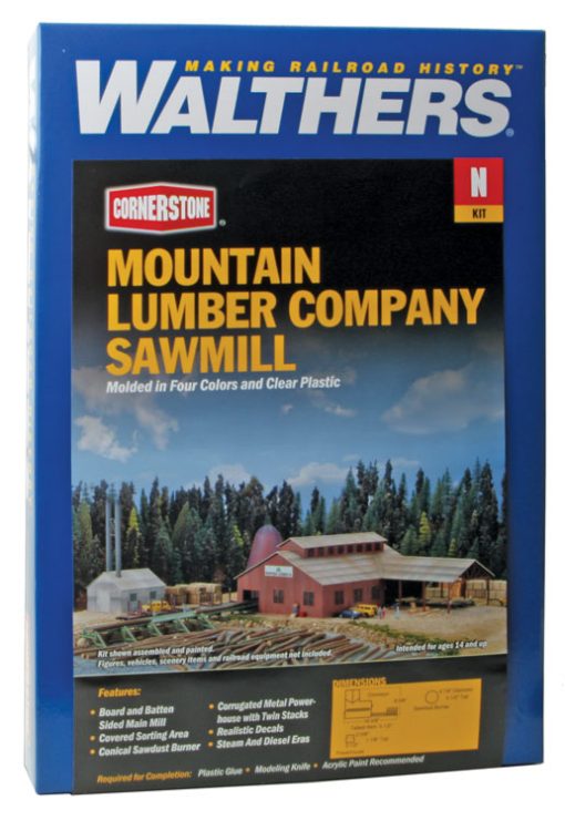 Mountain Lumber Company Sawmill - Walthers Cornerstone - Image 2