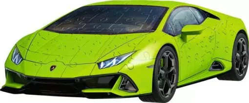 3D Puzzle Car Lamborghini Huracán EVO - green - 108 Pieces - Image 2