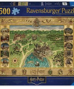 Hogwarts Map - 1500 Pieces Puzzle