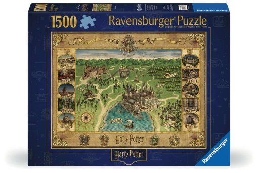Hogwarts Map - 1500 Pieces Puzzle