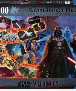 Star Wars Villainous: Darth Vader and Fig - 1000 Pieces Puzzle