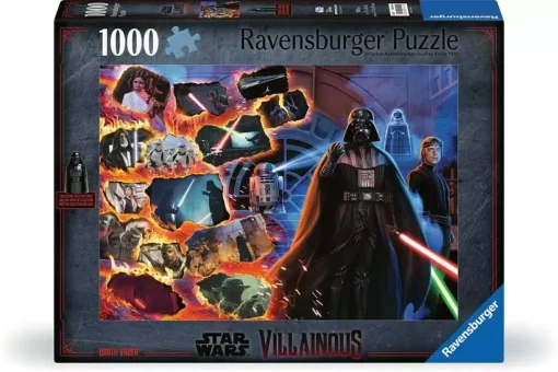 Star Wars Villainous: Darth Vader and Fig - 1000 Pieces Puzzle