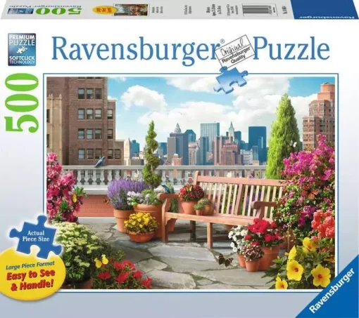 Rooftop Garden - 500 Pieces Puzzle