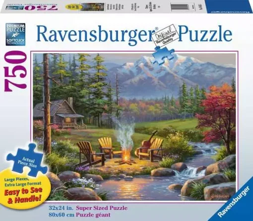 Riverside Livingroom - 750 Pieces Puzzle