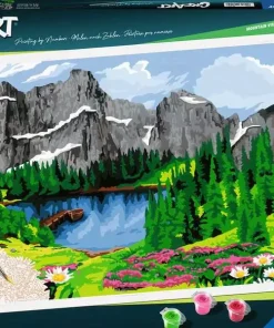 CreArt - Mountain View - Paint by numbers for adults
