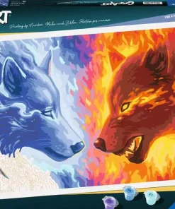 CreArt - Fire & Ice - Paint by numbers for adults