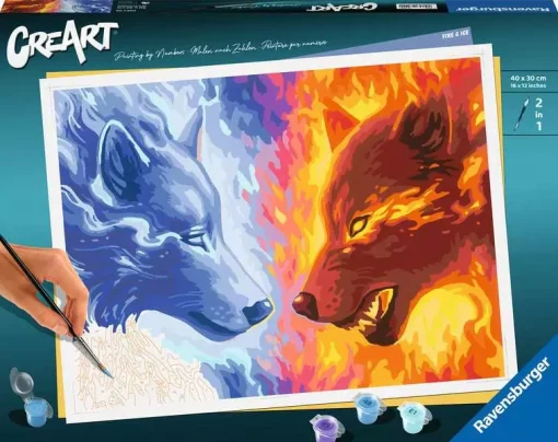 CreArt - Fire & Ice - Paint by numbers for adults