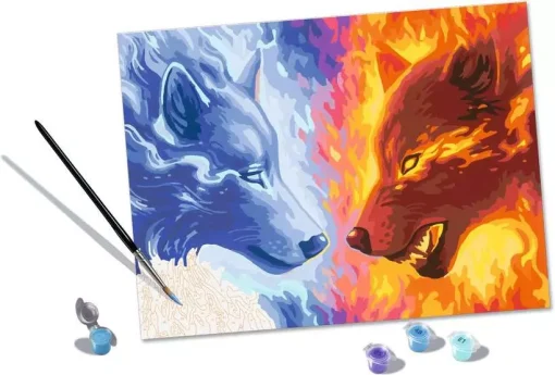 CreArt - Fire & Ice - Paint by numbers for adults - Image 3