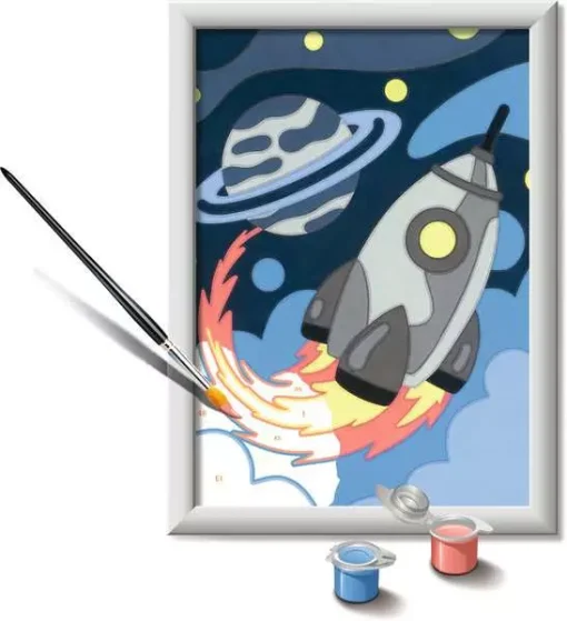 CreArt - Space Explorer - Paint by numbers for kids 7 years up - Image 2
