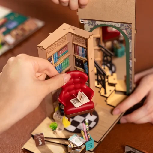 Rolife Bookstore DIY Book Nook Shelf Insert Kit - Image 2