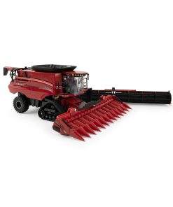 1/64 Case IH - 7250 Combine With Tracks, Folding Corn Head, Draper Head - Prestige Collection