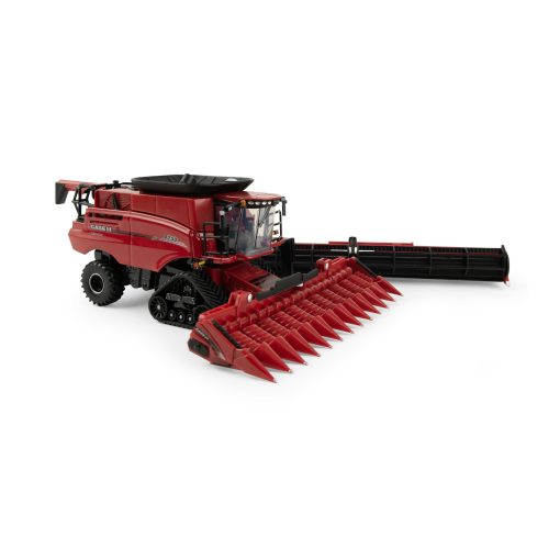 1/64 Case IH - 7250 Combine With Tracks, Folding Corn Head, Draper Head - Prestige Collection