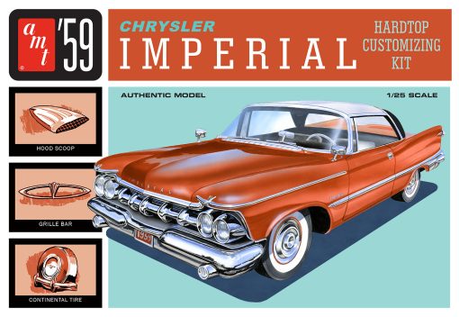 1/25 - 1959 Chrysler Imperial - AMT - Scale Model Kit
