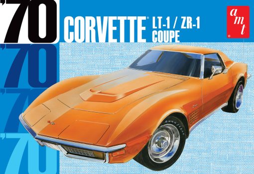1/25 - '70 Corvette Coupe  - AMT - Scale Model Kit