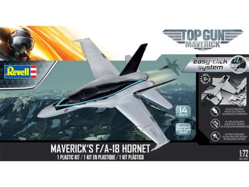 1/72 - F/A-18 Hornet Top Gun - Easy Click System - Revell