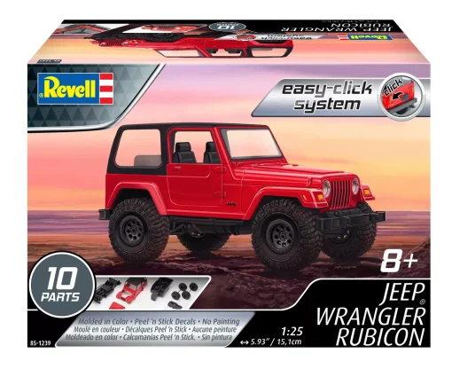 1/25 - Jeep Wrangler Rubicon - Easy Click System - Revell - Image 6