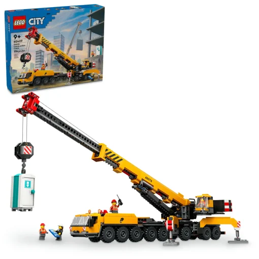 LEGO® Yellow Mobile Construction Crane 60409