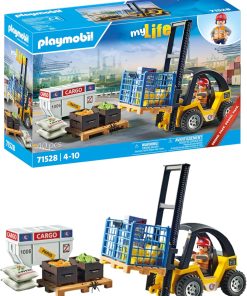 Forklift Truck with Cargo