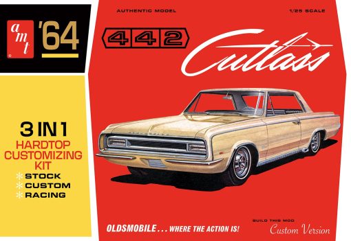 1/25 - 1964 OLDS Cutlass 442 Hardtop - AMT