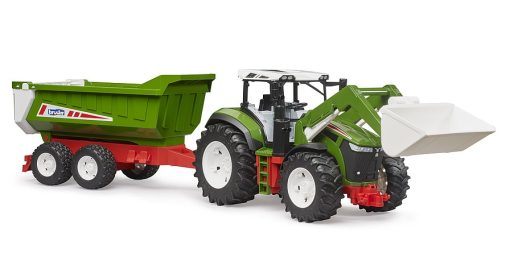 Roadmax tractor with frontloader and rear tipper