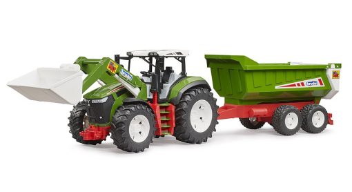 Roadmax tractor with frontloader and rear tipper - Image 4