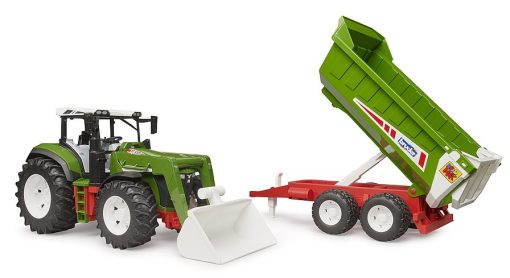 Roadmax tractor with frontloader and rear tipper - Image 2