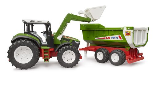 Roadmax tractor with frontloader and rear tipper - Image 3