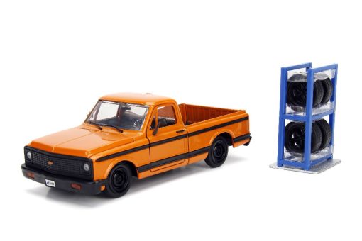 1/24 -1972 Chevy Cheyenne Pickup w/ Rack - Just Trucks - Jada
