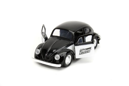 1/32 - "PUNCH BUGGY" 1959 VW Beetle W/Boxing Gloves - Black - Jada - Image 4