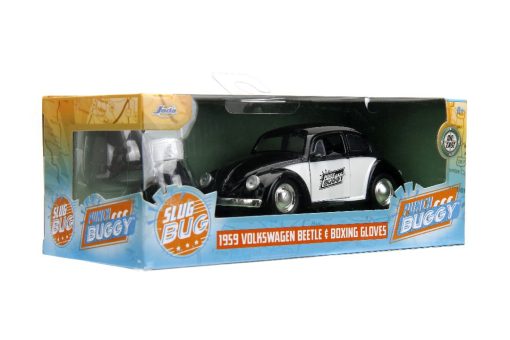 1/32 - "PUNCH BUGGY" 1959 VW Beetle W/Boxing Gloves - Black - Jada - Image 2