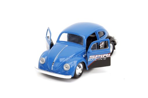 1/32 - "PUNCH BUGGY" 1959 VW Beetle W/Boxing Gloves - Blue - Jada - Image 4