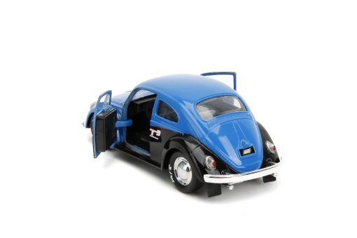 1/32 - "PUNCH BUGGY" 1959 VW Beetle W/Boxing Gloves - Blue - Jada - Image 5