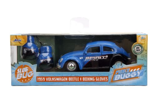 1/32 - "PUNCH BUGGY" 1959 VW Beetle W/Boxing Gloves - Blue - Jada - Image 7